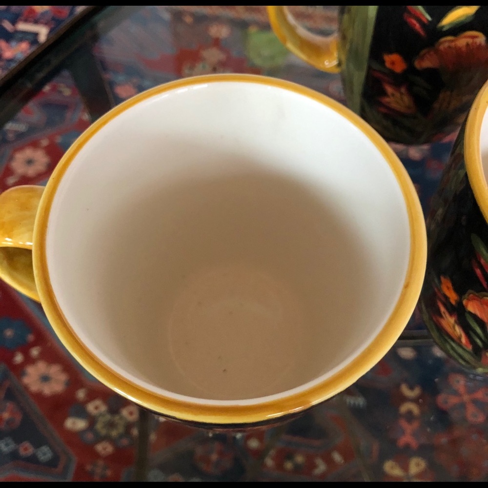 222 FIFTH Arabian Flower Coffee Mug - Picture 5 of 6